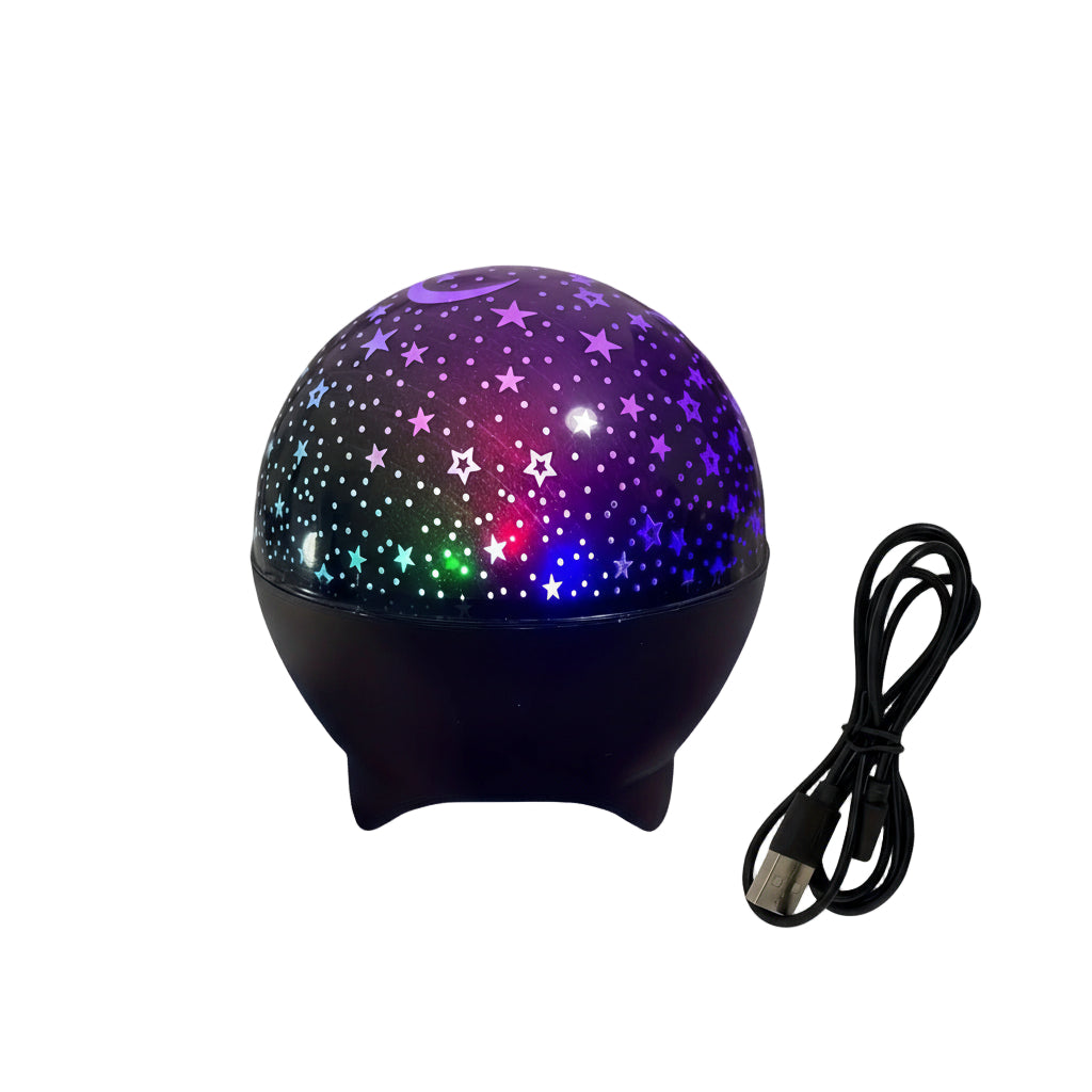 LED Projektorlampa – Stjärnhimmel & Galax för Barnrum