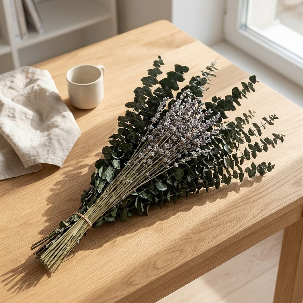 Torkad Bukett Eukalyptus & Lavendel – Bohemisk Elegans