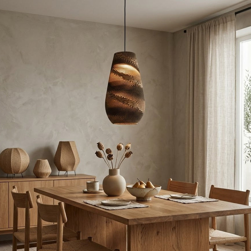 Takpendel i Naturpapper – Organisk Design
