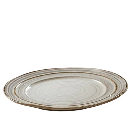 Elegant Desserttallrik med Spiraldesign
