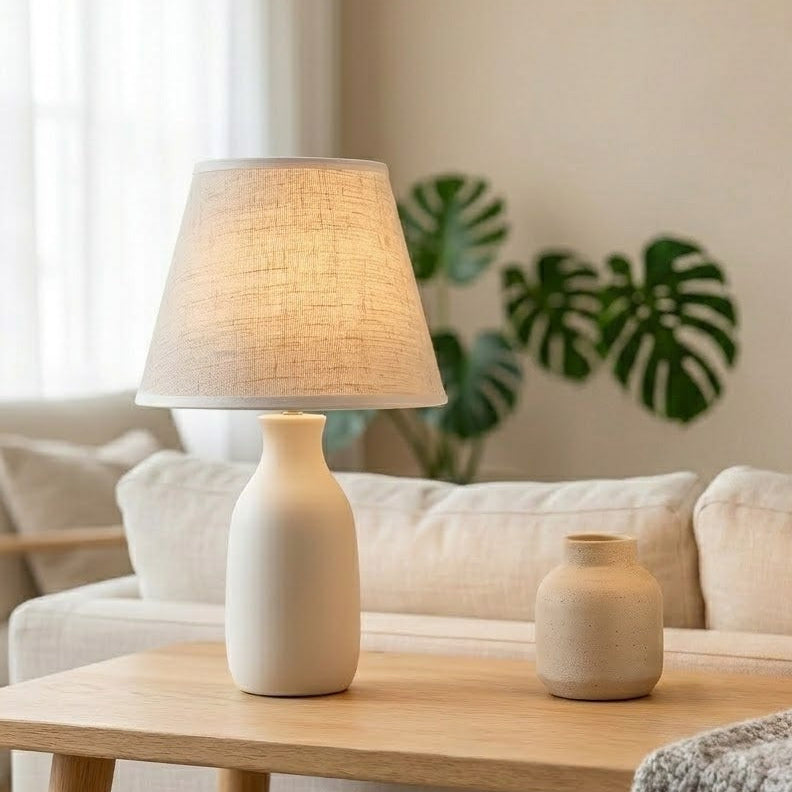Lampskärm i Linne – Ge dina gamla lampor nytt liv