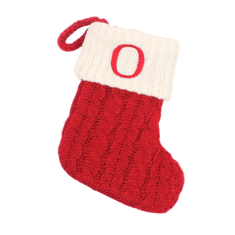 Personlig Julstrumpa – Stickad Christmas Stocking