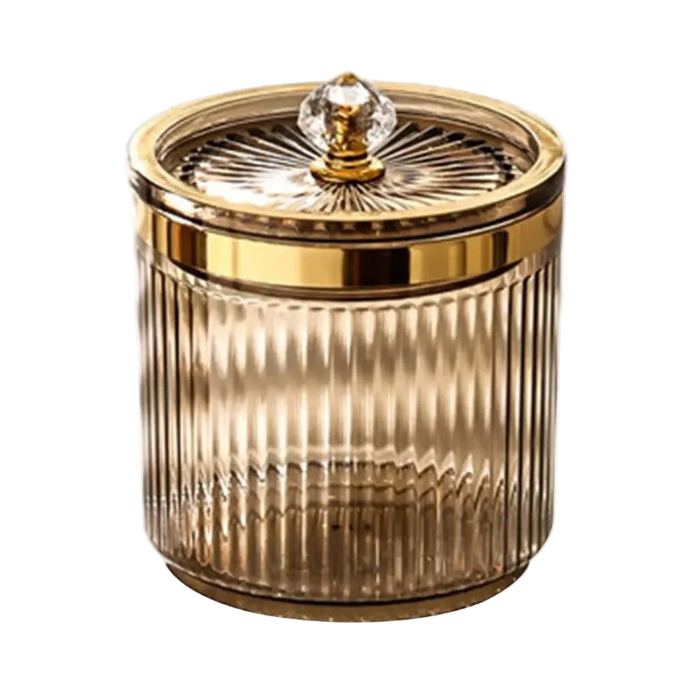 Gyllenbrun Förvaringsburk med Lock – Stilren & Multifunktionell