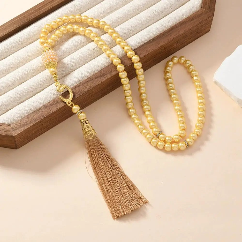 Tasbih 99 pärlor – Stilrena Halsband för Dhikr & Bön