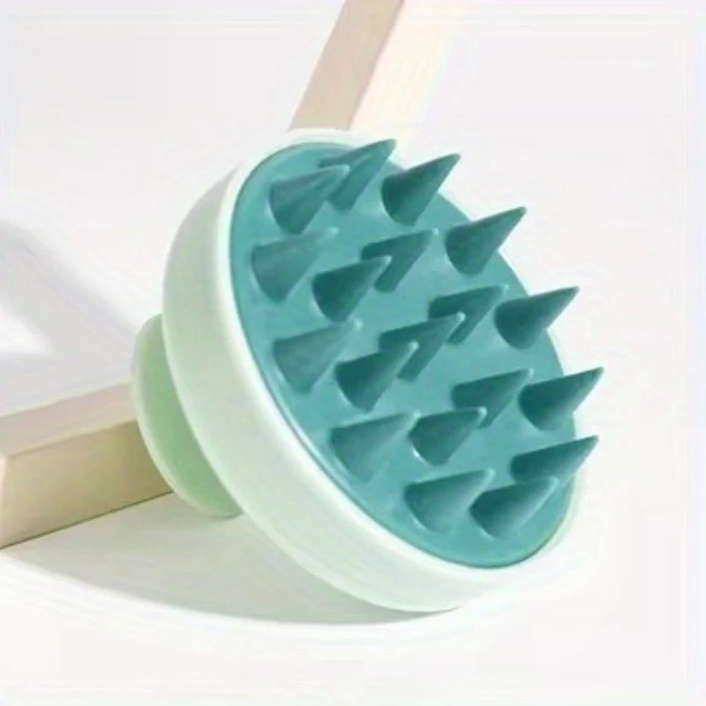 Mjuk Schampoborste – Djuprengöring & Avslappnande Massage för Hårbotten