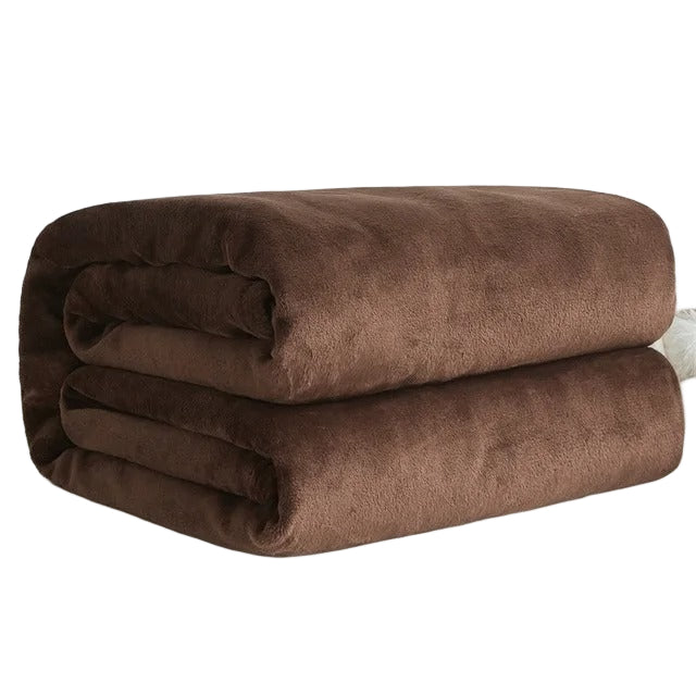 Fluffig flanellfilt – värme året runt