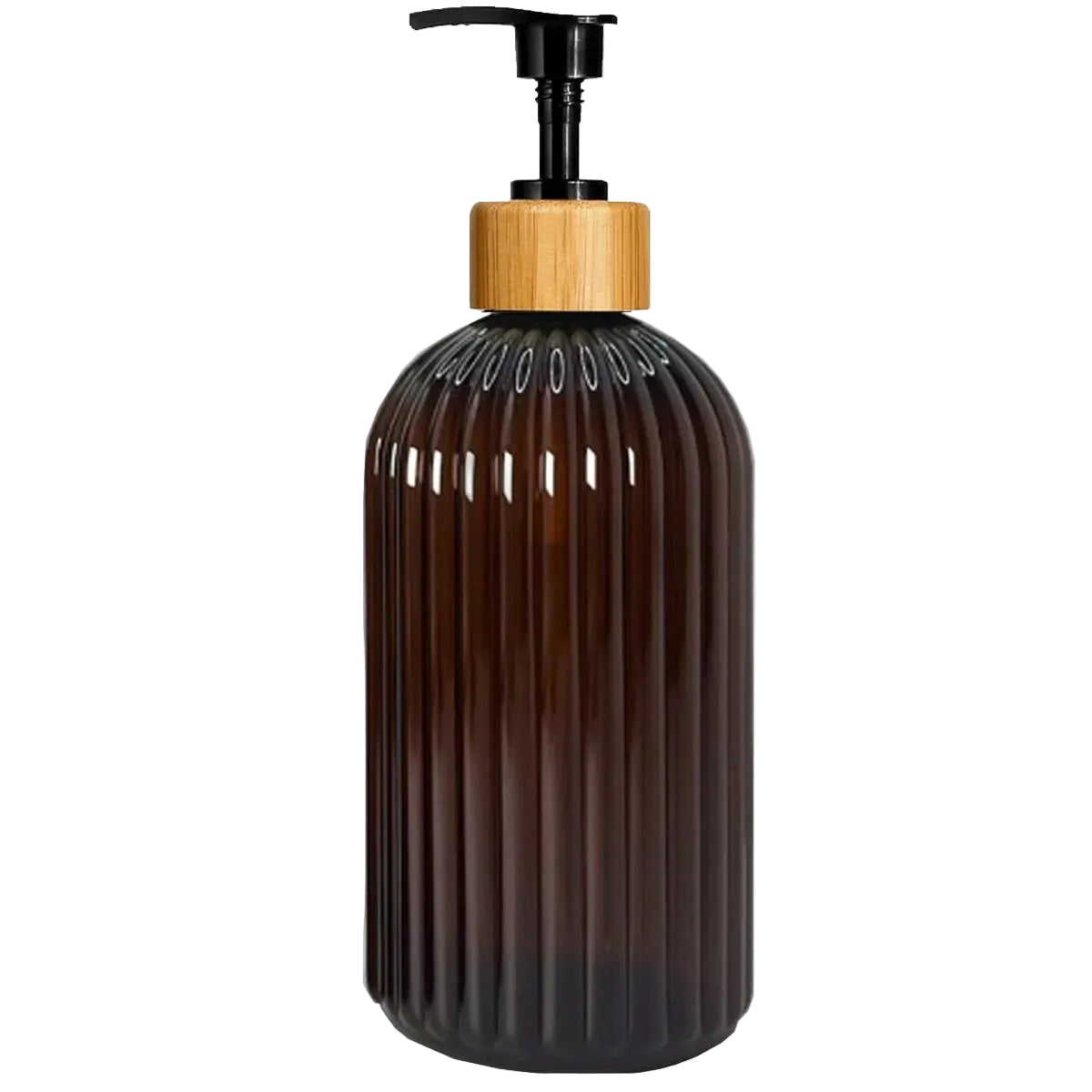 Elegant Pumpflaska i Bärnstensbrunt (500 ml)