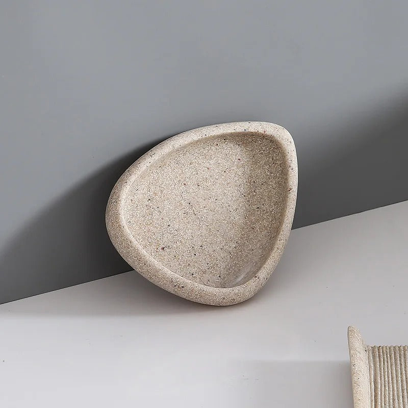 Badrumsset i Stenlook – Wabi-Sabi Stil & Rustik Elegans