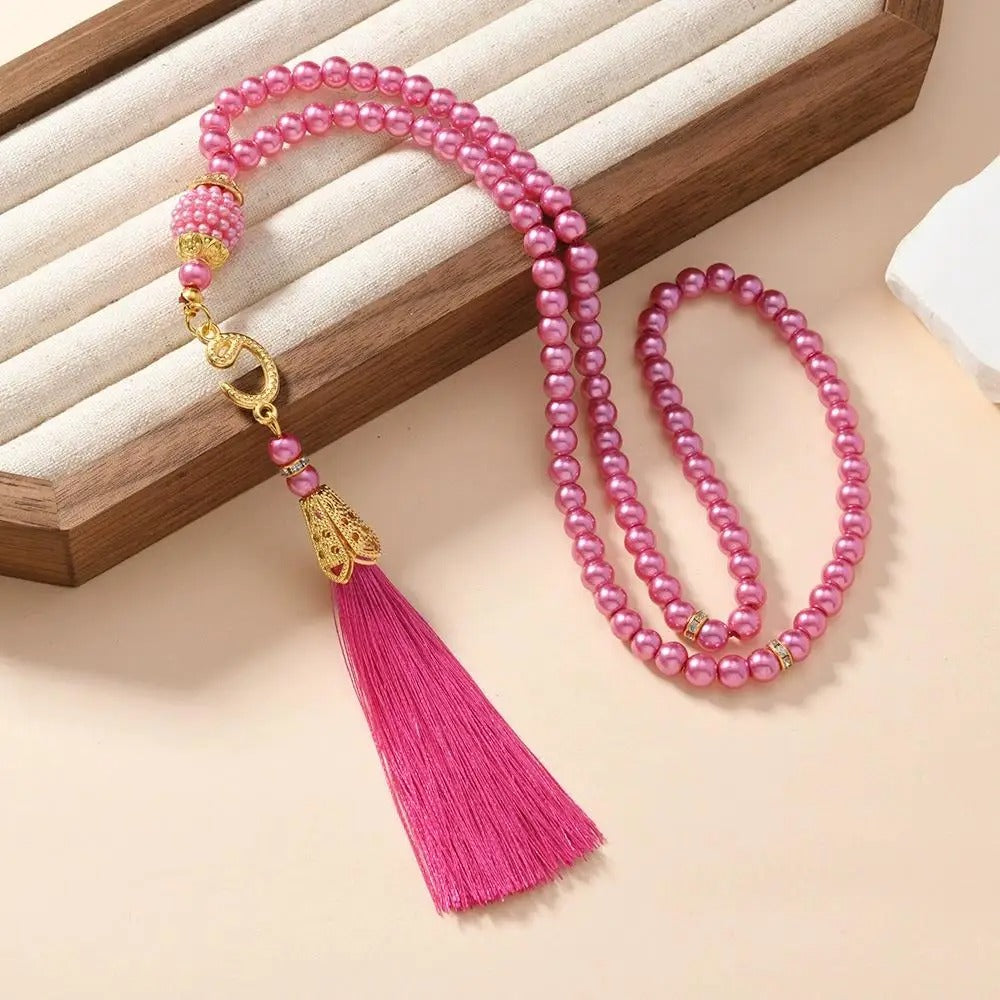 Tasbih 99 pärlor – Stilrena Halsband för Dhikr & Bön