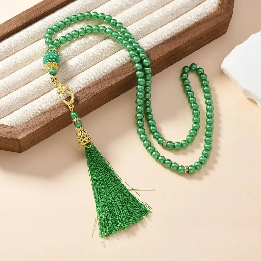 Tasbih 99 pärlor – Stilrena Halsband för Dhikr & Bön