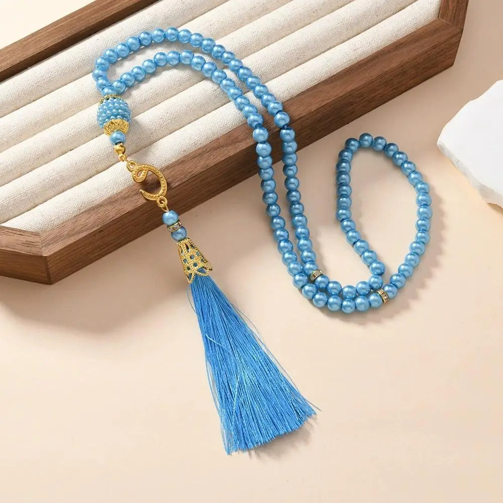 Tasbih 99 pärlor – Stilrena Halsband för Dhikr & Bön