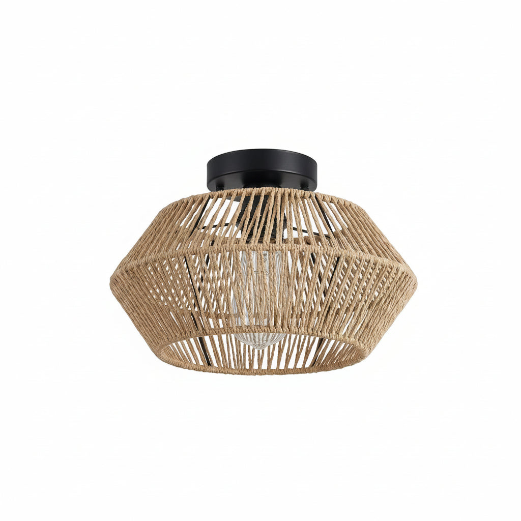 Handvävd Bohemisk Taklampa