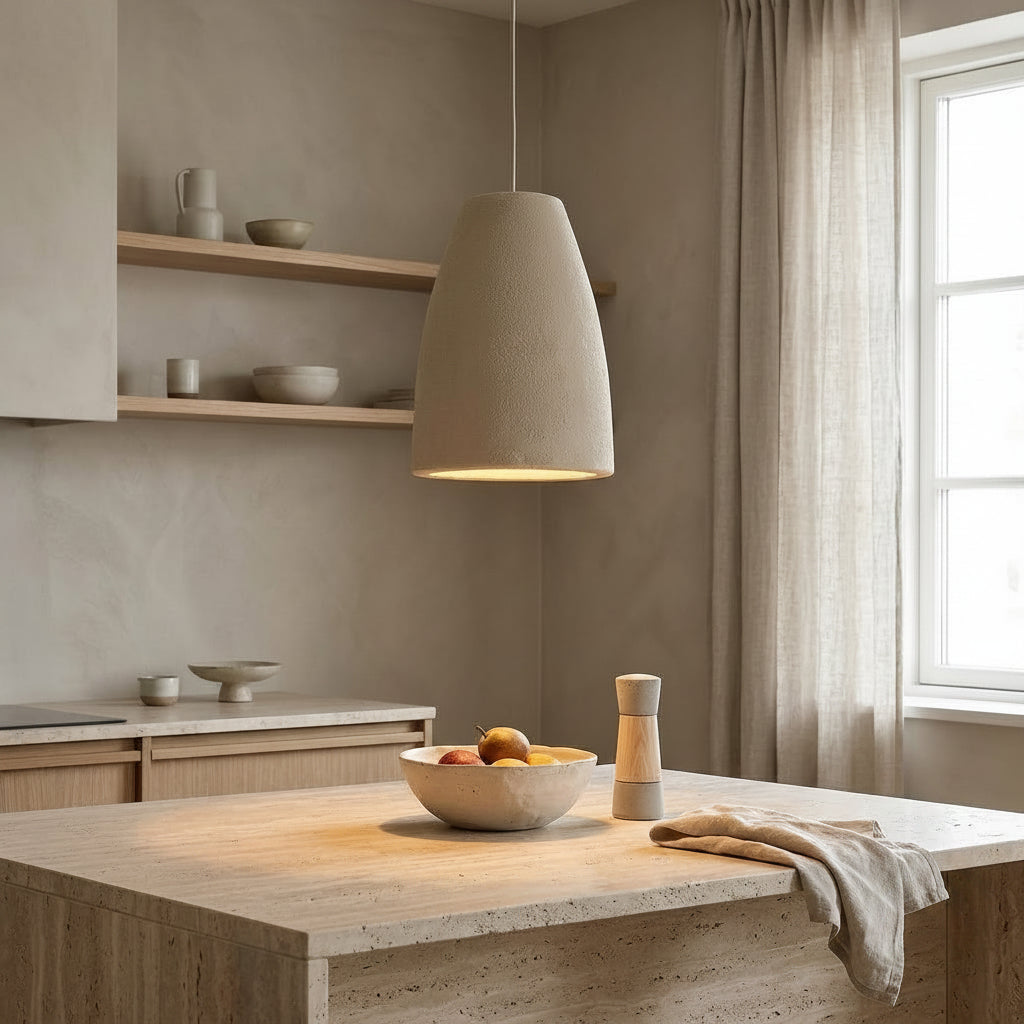 Takpendel med Stenstruktur - Texturerad Beige