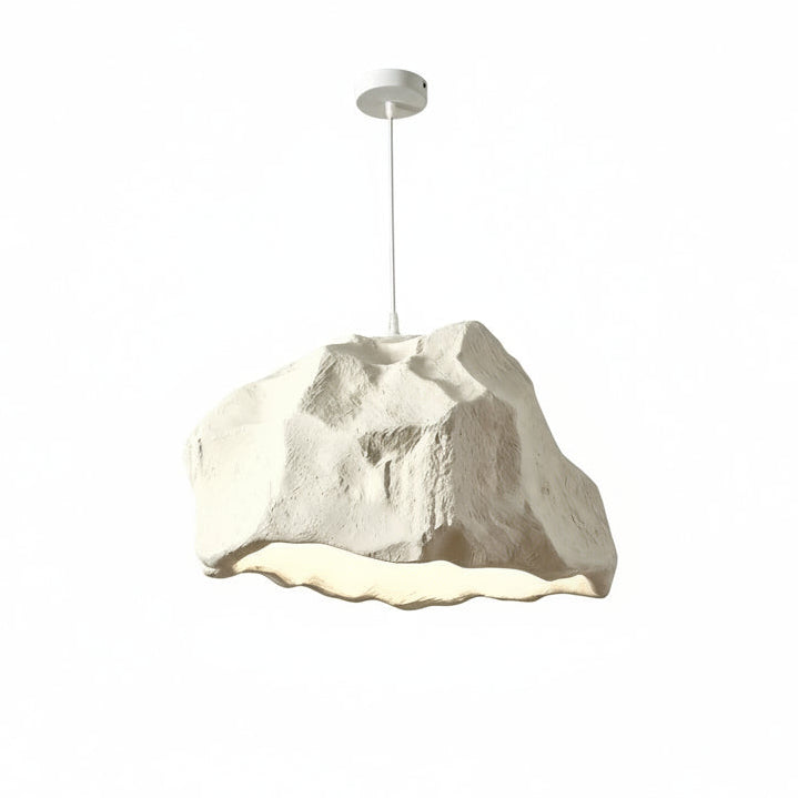 Skulptural Taklampa – Stenstruktur